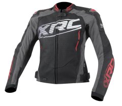 XRC Dámská bunda na moto Haderg 2.0 blk/grey/red vel. 46