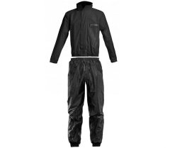 Acerbis Pláštenka Rain Suit Logo Black / Black veľ. M