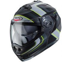 Caberg Helma na moto Duke II Tour matt black/yellow fluo/anthracite/silver vel. S