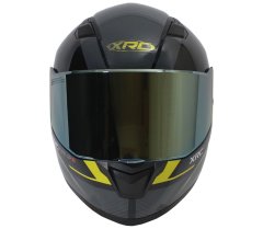 XRC Prilba na motorku black/yellow fluo vel´. 2XL