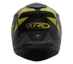 XRC Prilba na motorku black/yellow fluo vel´. 2XL