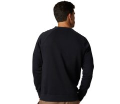 FOX Mikina Pinnacle Crew Fleece Black/White vel. S