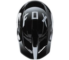 FOX Dětská motokrosová helma Yth V1 Leed Helmet Dot/Ece Black/White vel. YM