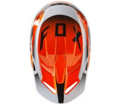 FOX Motokrosová helma V1 Leed Helmet Dot/Ece Fluo Orange vel. XL