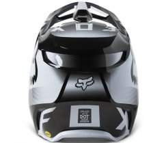 FOX Dětská motokrosová helma Yth V1 Leed Helmet Dot/Ece Black/White vel. YM