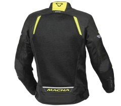 Macna Bunda na moto Tondo black/fluo yellow vel. 2XL