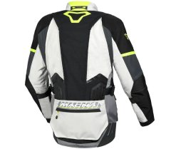 Macna Bunda na moto Domane light grey/grey/fluo yellow men vel. L