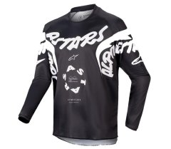 Alpinestars Detský motokrosový dres black/white veľ. M