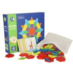 MG Blocks Montessori drevené puzzle 155 ks