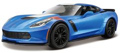 Maisto 2017 Corvette Grand Sport, metal modrá, 1:24