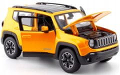 Maisto Jeep Renegade, oranžová, 1:24