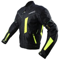 Cappa Racing Pánska moto bunda MONTE CARLO textilná čierna/fluo L