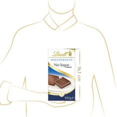 LINDT Lindt Mliečna čokoláda bez prídavku cukru 100g