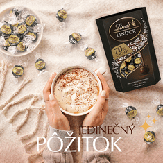 LINDT LINDOR pralinky Horká čokoláda 70% 200g