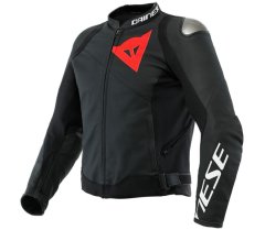 Dainese Bunda na moto SPORTIVA LEATHER JACKET BLACK-MATT/BLACK-MATT/BLACK-M vel. 52