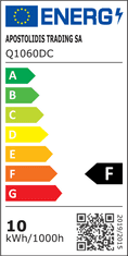 ACA Lightning LED vonkajšie reflektor Q 10W/12-24V DC/6000K/880Lm/110°/IP66, čierny