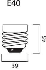 Diolamp SMD LED žiarovka High Performance MA120 75W/230V/E40/4000K/8300Lm/360°