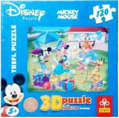 Trefl 120 ks 3D puzzle Mickey Mouse Narodeninová party