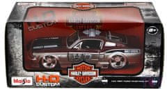 Maisto Harley-Davidson Custom, 1967 Ford Mustang GT , 1:24