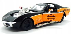 Maisto Harley-Davidson Custom, 1970 Chevrolet Corvette, 1:24