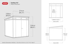 KETER domček CORTINA 7×7