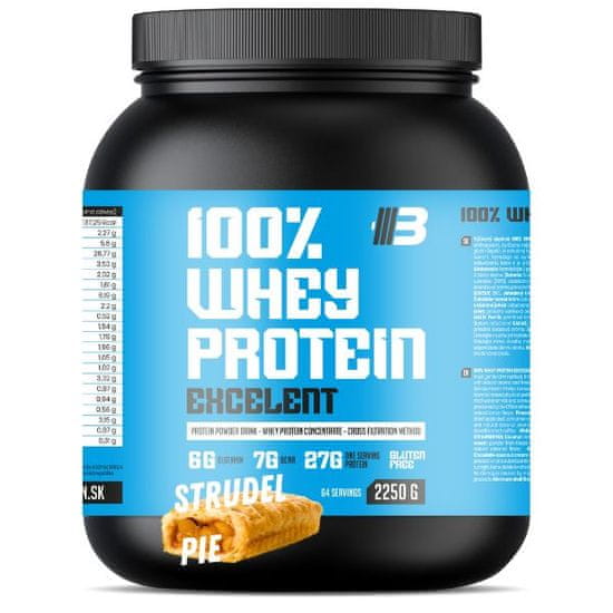 BODY NUTRITION Excelent 100% Whey Proteín 1000g-štrúdľa (jablková so škoricou) od BODY NUTRITION