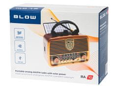 Blow Prenosné solárne rádio AM/FM BT RA10