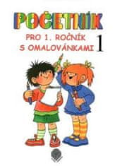 Početník pre 1. ročník s omaľovánkami (1. diel) - Číslice1, 2, 3, 4