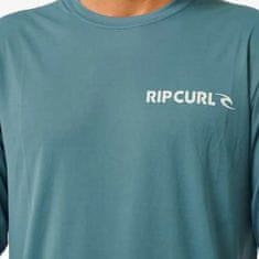 Rip Curl Pánske lycrové tričko ICONS šedá, kr. rukáv šedá XL