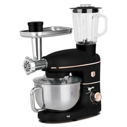 Berlingerhaus Kuchyňský robot BH-9534 s mlýnkem a mixérem 1500 W Black Rose Collection