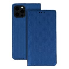 TopQ Flipové puzdro Smart Magnet pre IPHONE 13 PRO MAX NAVY