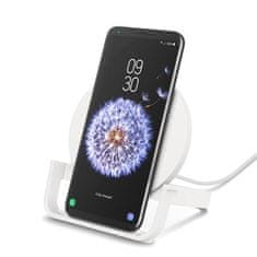 Belkin BOOST CHARGE Qi 10W Bezdrôtová stojanková nabíjačka, biela