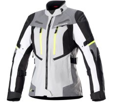 Alpinestars Dámská bunda na moto Stella Bogota Pro Drystar ice grey/dark grey vel. M