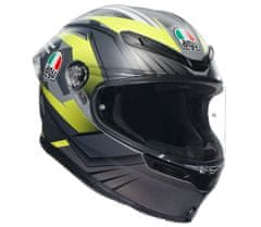 AGV K6 E2206 MPLK EXCITE MATT CAMO/YELLOW FLUO vel. L