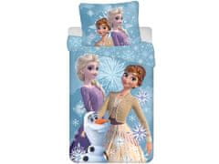 Jerry Fabrics Posteľné obliečky Frozen Anna, Elsa a Olaf