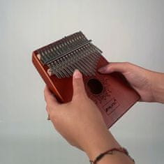 Malatec  24352 Kalimba, 17 klávesov, mahagón