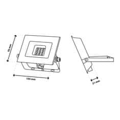 LUMILED Reflektor LED svetlomet ZUNA2 10W 900lm 4000K IP65