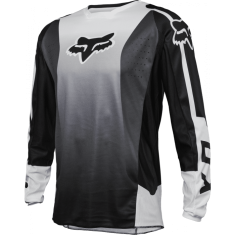 FOX Motokrosový dres 180 Leed Jersey Black/White vel. XS