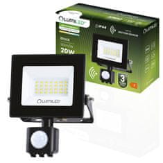 LUMILED Reflektor LED s pohybovým senzorom ZUNA2 20W 1800lm 4000K IP44