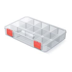 Prosperplast box organizér 27,5x18,6x4,1cm SQR BOX KSQ30204 transparentný Kistenberg