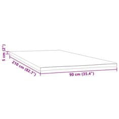 Petromila vidaXL Poťah na matrac 90x210x5 cm