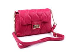 Kabelka crossbody prešívaná 22x14 cm - pink