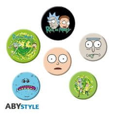 GB eye Rick and Morty - set odznakov