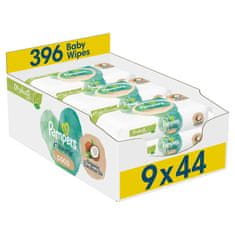 Pampers Obrúsky vlhčené Harmónia Coconut Plastic Free 9x44 ks