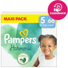 Pampers Plienky jednorazové Harmónia veľ. 5 (66 ks) 11-16 kg