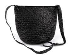 Kabelka crossbody 23x30 cm - čierna