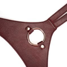 Liebe Seele Liebe Seele Wine Red Strapon Harness, nohavičky pre strap-on dildá