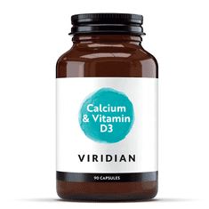 Viridian High Potency Calcium and D3 90 cps (Vápnik s vitamínom D3)