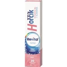 Šumivé vitam. Revital-horčík a vitamín B6,20tab.