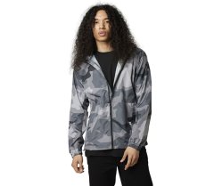 FOX Bunda Geology Camo Windbreaker Black Camor vel. S